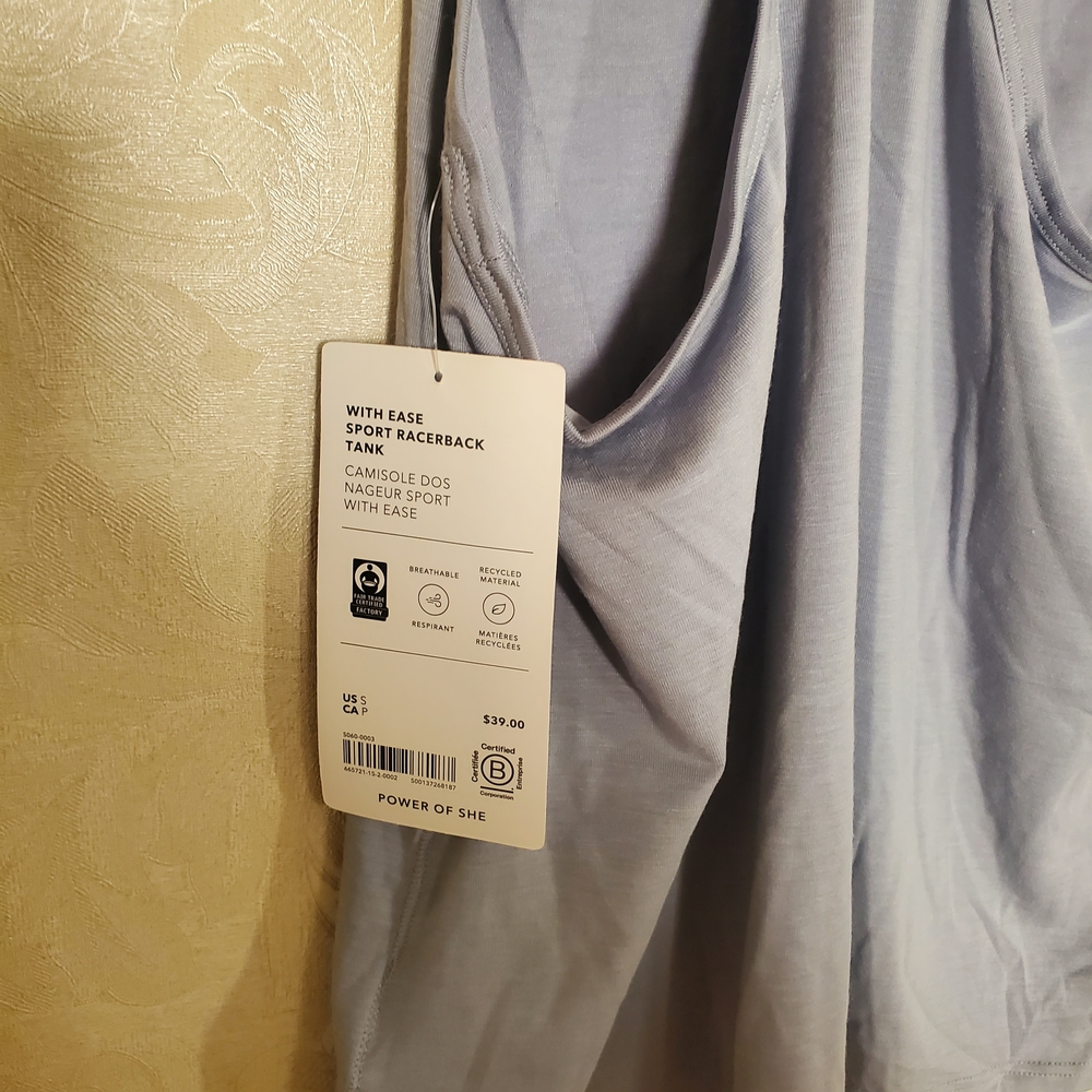 Athleta Gray Racerback Tank Top - Picture 5 of 7